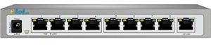 Switch 8 porturi POE 10/100Mbps 200W 802.3AT + 1 Port Uplink 10/100Mbps